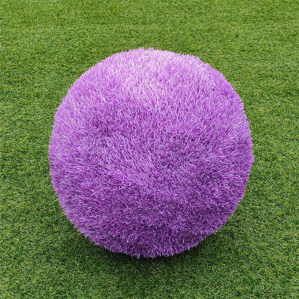 sfera di erba sintetica violet